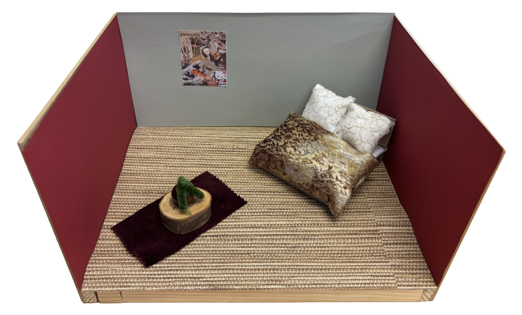 Verschiedene Farbkarten zur Fabgestaltung der Modellräume